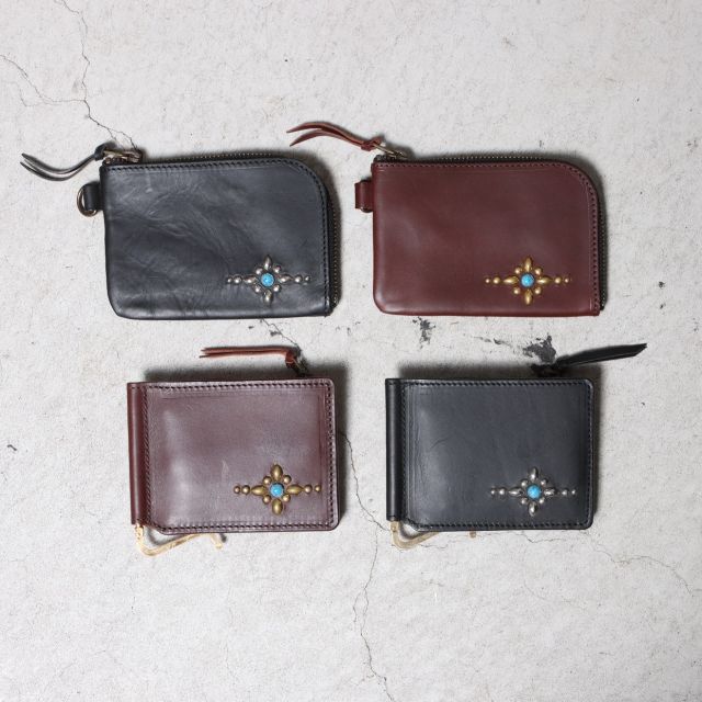 ・Liscio leather Studs Zipper wallet
・Liscio leather Studs Money Clip

#rotar #直営店anchor